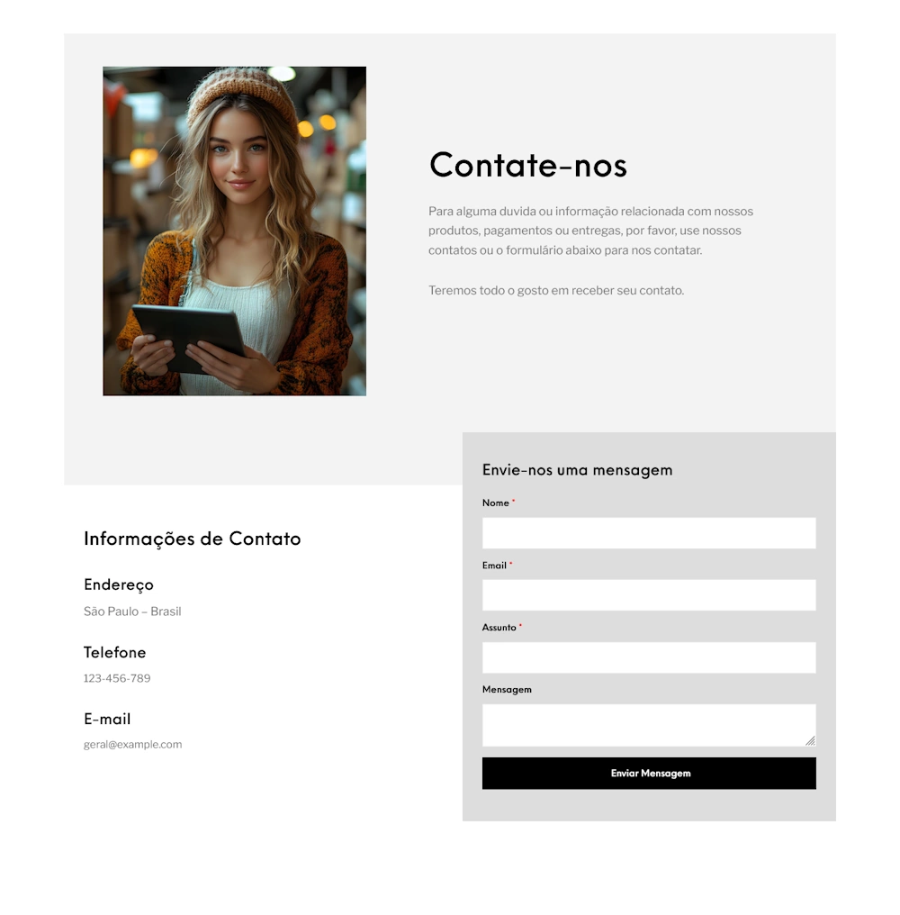 designs para as paginas