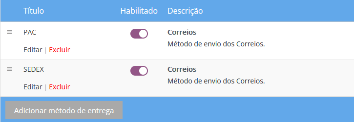 melhor envio