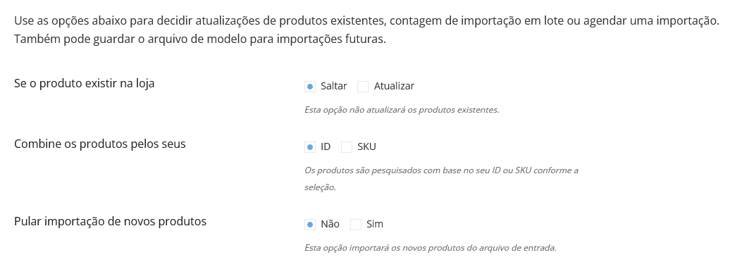 importar produtos