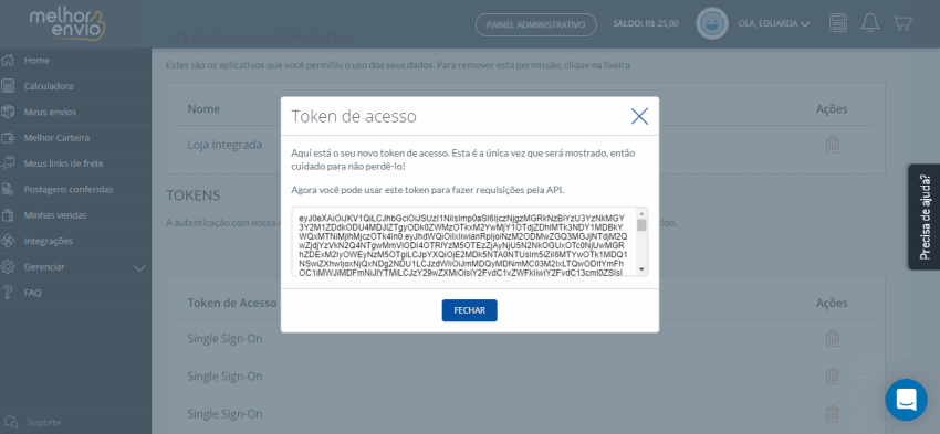 melhor envio