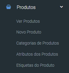 etiquetas do produto