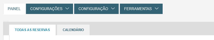 reservas e agendamentos