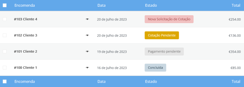 solicitar cotao