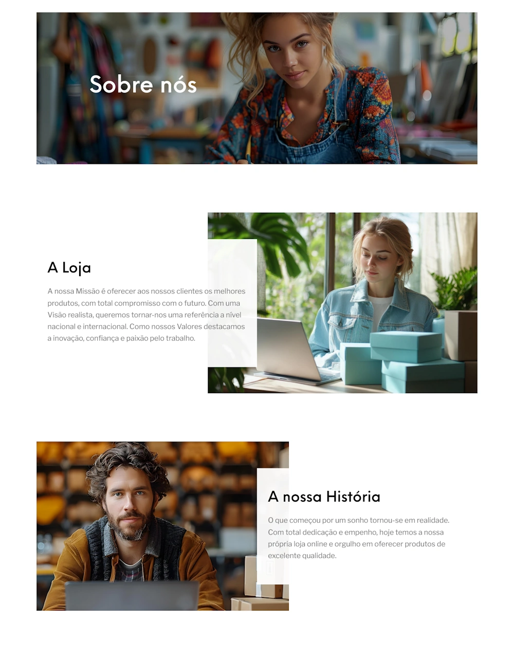 designs para as paginas