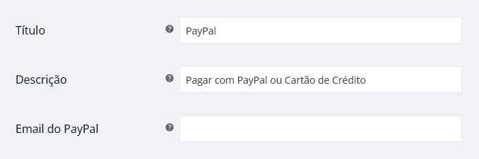 ativar paypal