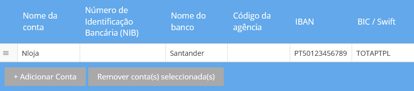 ativar transferencia bancaria