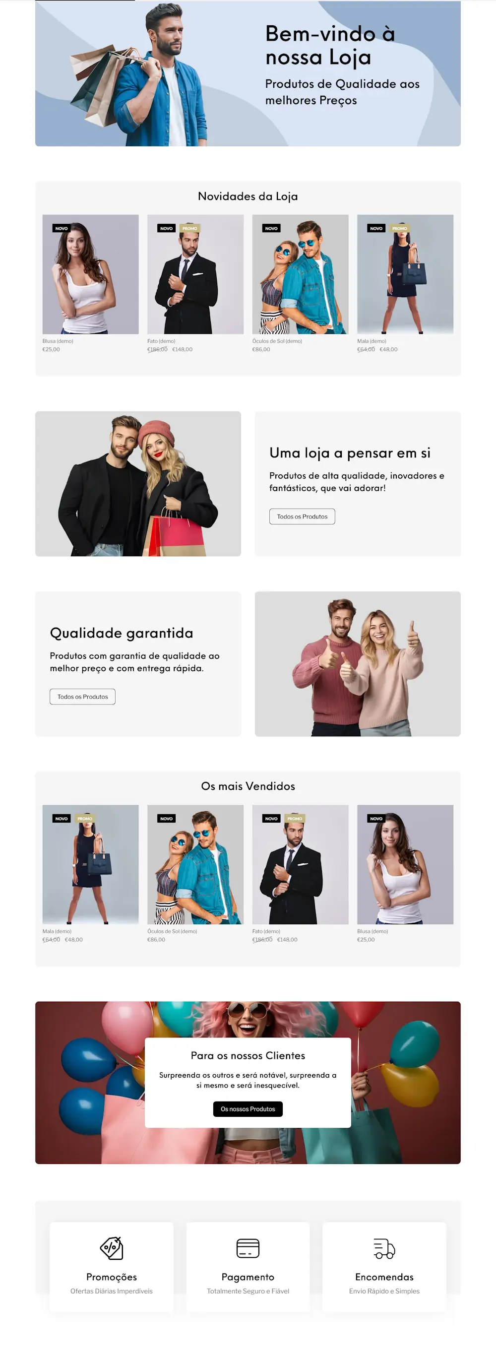 designs para as paginas