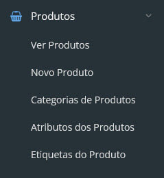 etiquetas do produto