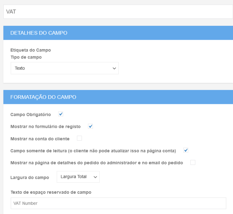 registo de utilizadores